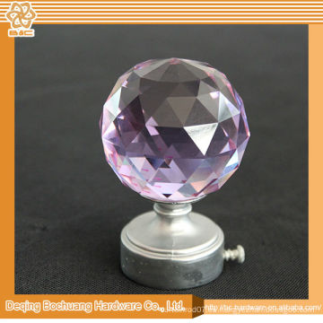 8/10/13/16/19/22/25 / 28mm Cristal Cristal Decorativo Ventana Cristal Cortina Finial Rosa